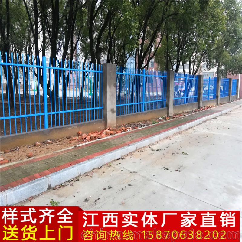 坚固与美观并存 宜春丰城万载学校围墙铁艺栏杆的防爬设计与表面功能材料解析